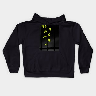 Black and green Kids Hoodie